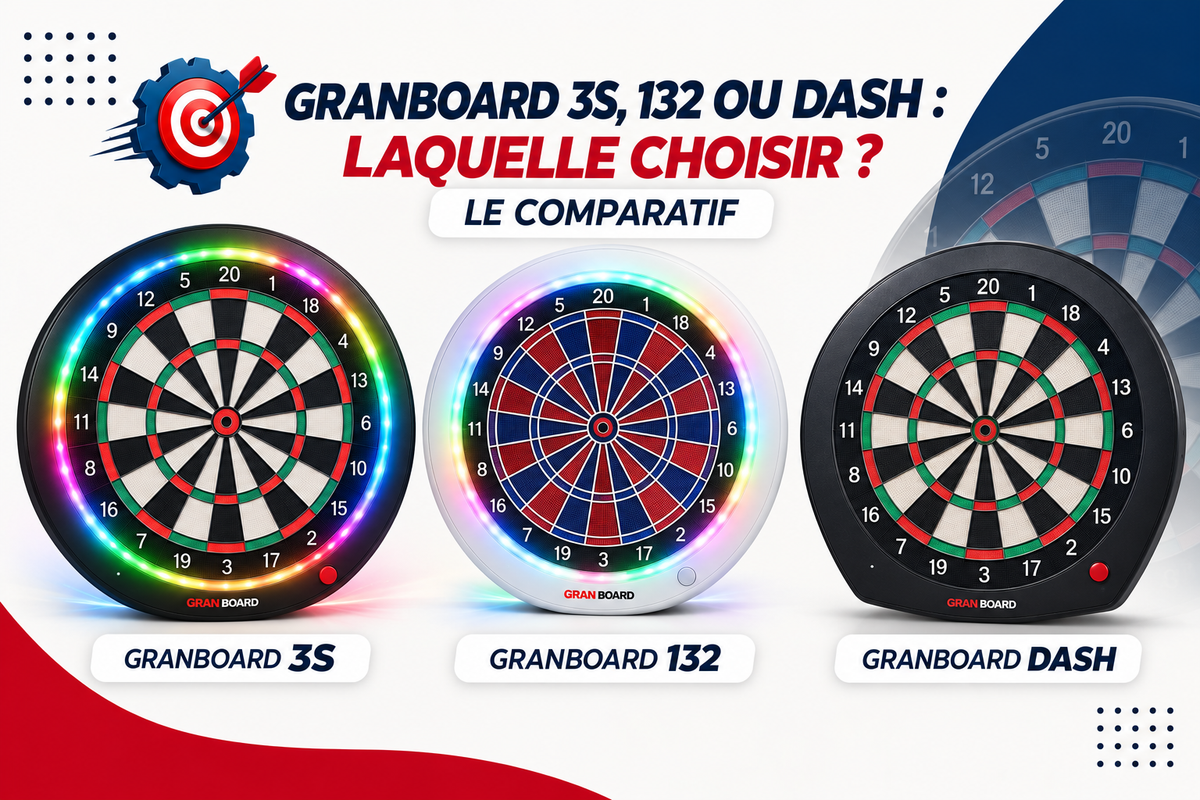 GranBoard 3S, 132 ou Dash : laquelle choisir ? Le comparatif