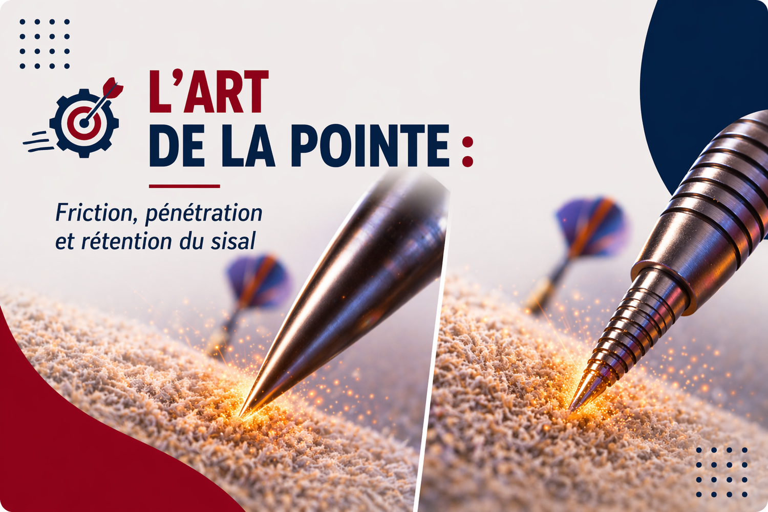 L'art de la pointe : Friction, pénétration et rétention du sisal