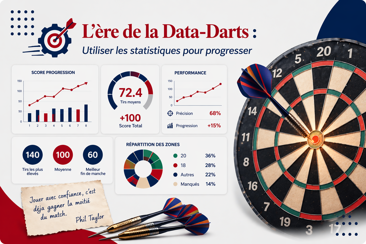 L'ère de la Data-Darts : Utiliser les statistiques pour progresser
