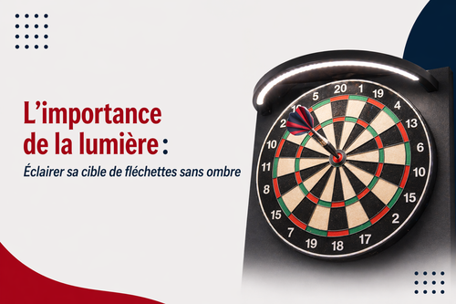 L'importance de la lumière : Éclairer sa cible de fléchettes sans ombre
