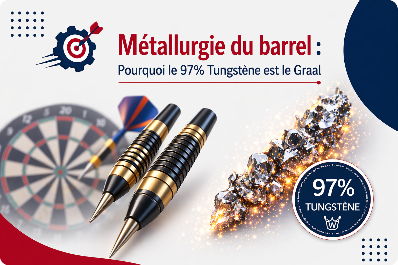 Métallurgie du barrel : Pourquoi le 97% Tungstène est le Graal