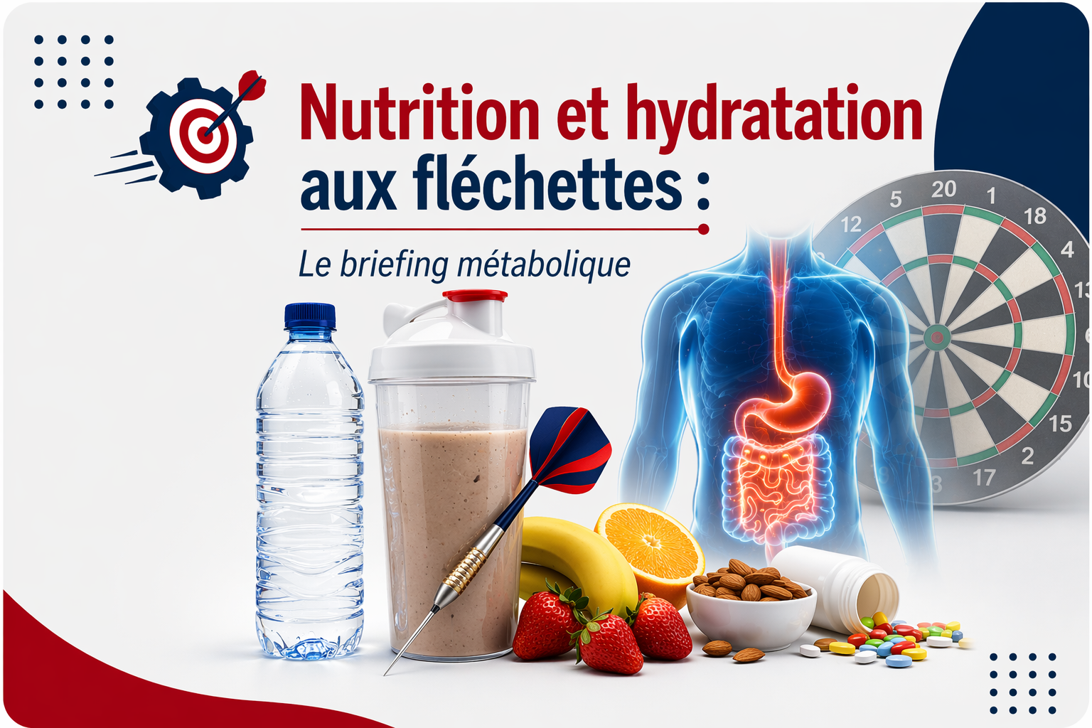 Nutrition et hydratation aux fléchettes : Le briefing métabolique