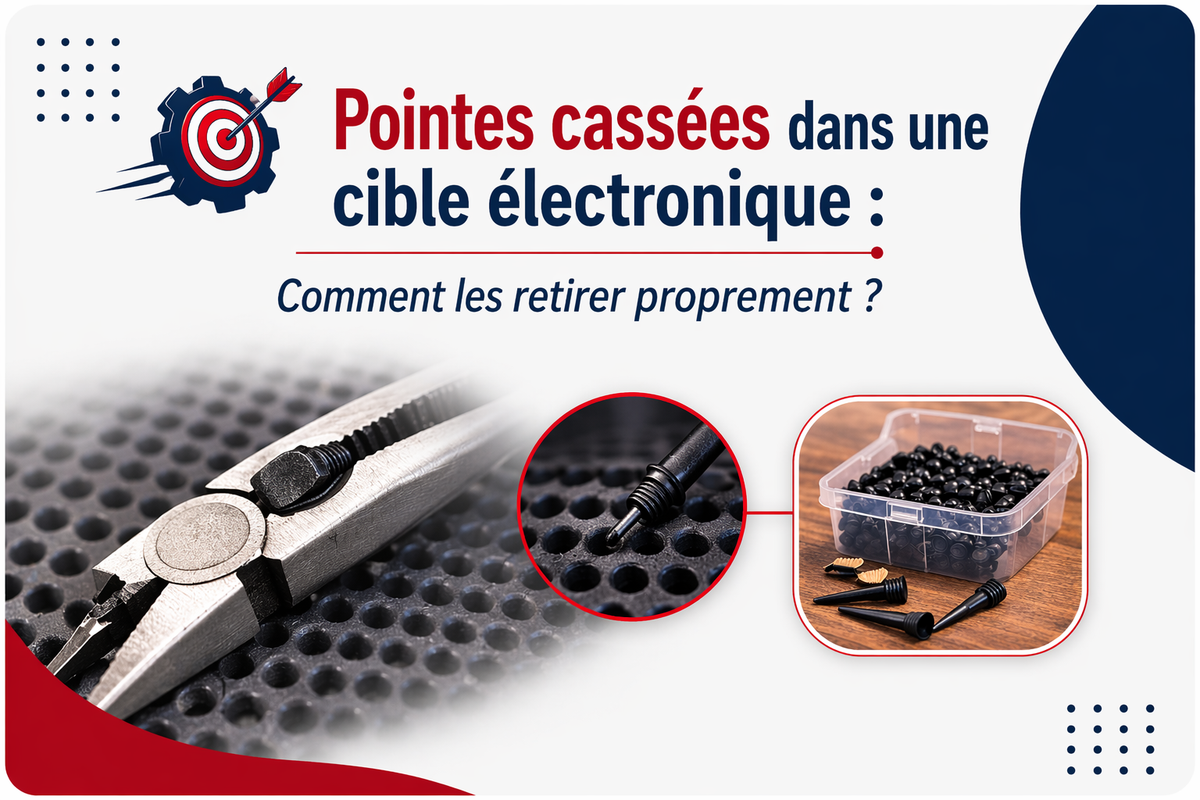 Pointes cassées dans une cible électronique : Comment les retirer proprement ?