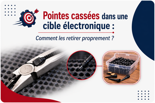 Pointes cassées dans une cible électronique : Comment les retirer proprement ?