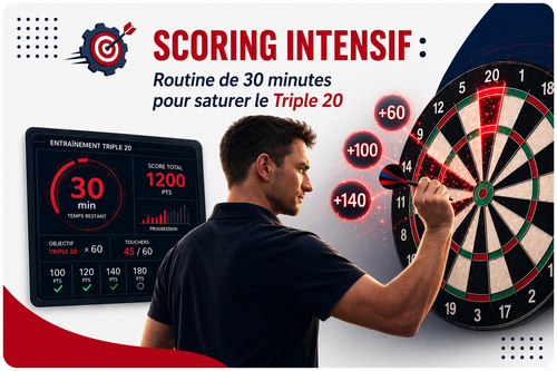 Scoring Intensif : Routine de 30 minutes pour saturer le Triple 20