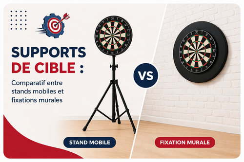 Supports de cible : Comparatif entre stands mobiles et fixations murales