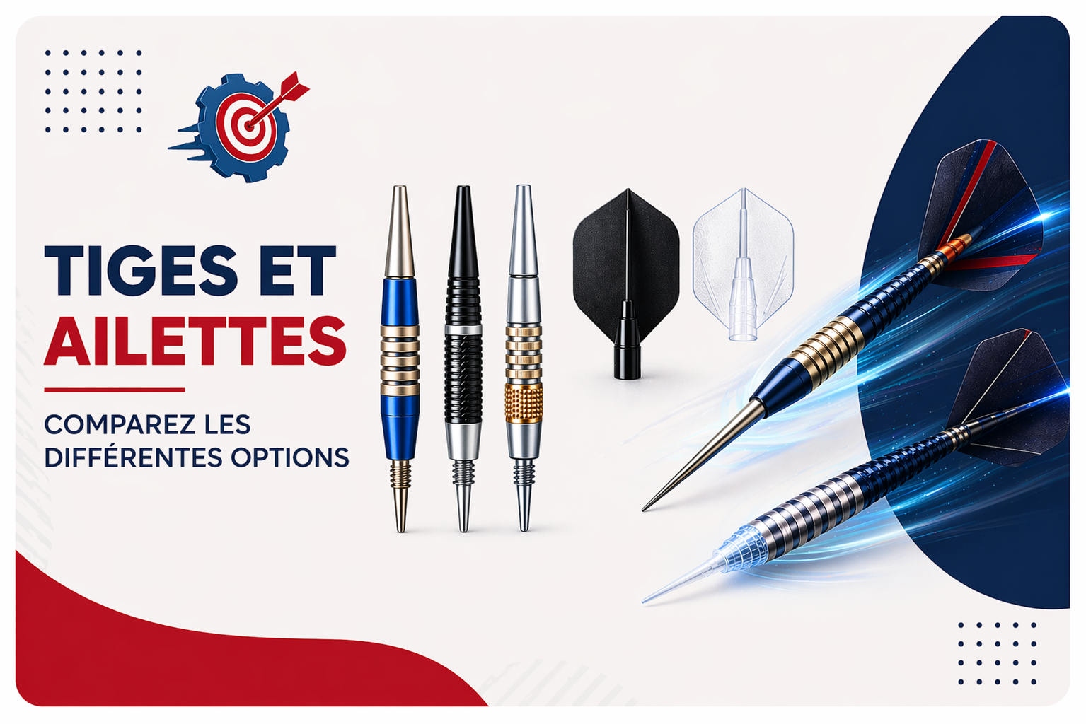 Tiges et ailettes de fléchettes : La science de la stabilisation