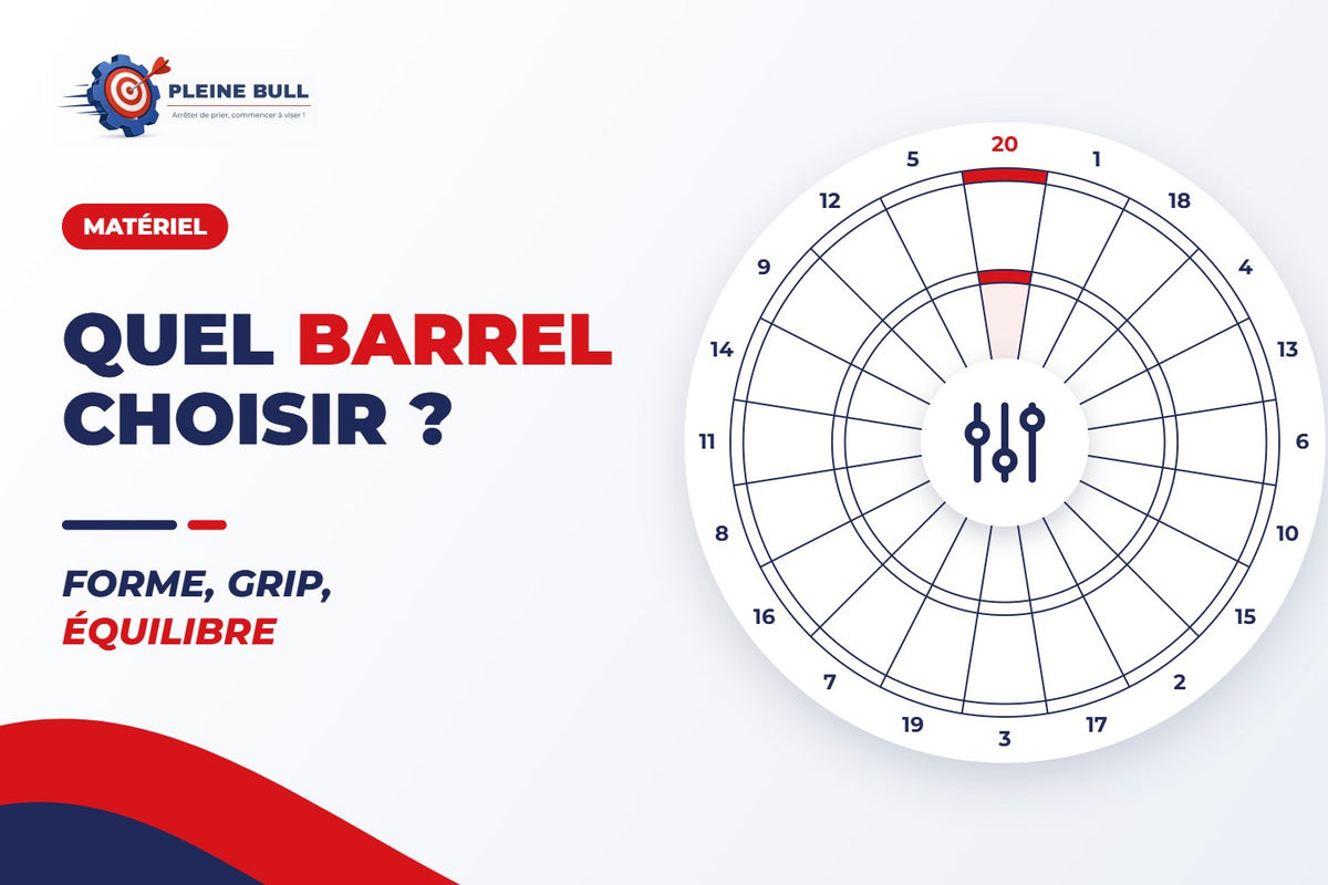 Comment choisir le barrel de ses fléchettes ? Forme, grip, équilibre : le guide complet