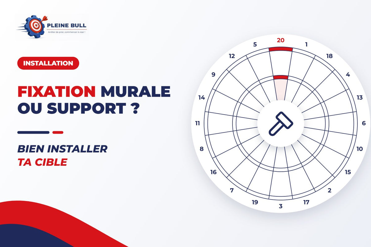Fixation murale ou support de cible : lequel choisir pour jouer aux fléchettes ?