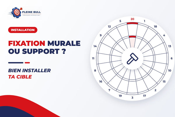 Fixation murale ou support de cible : lequel choisir pour jouer aux fléchettes ?