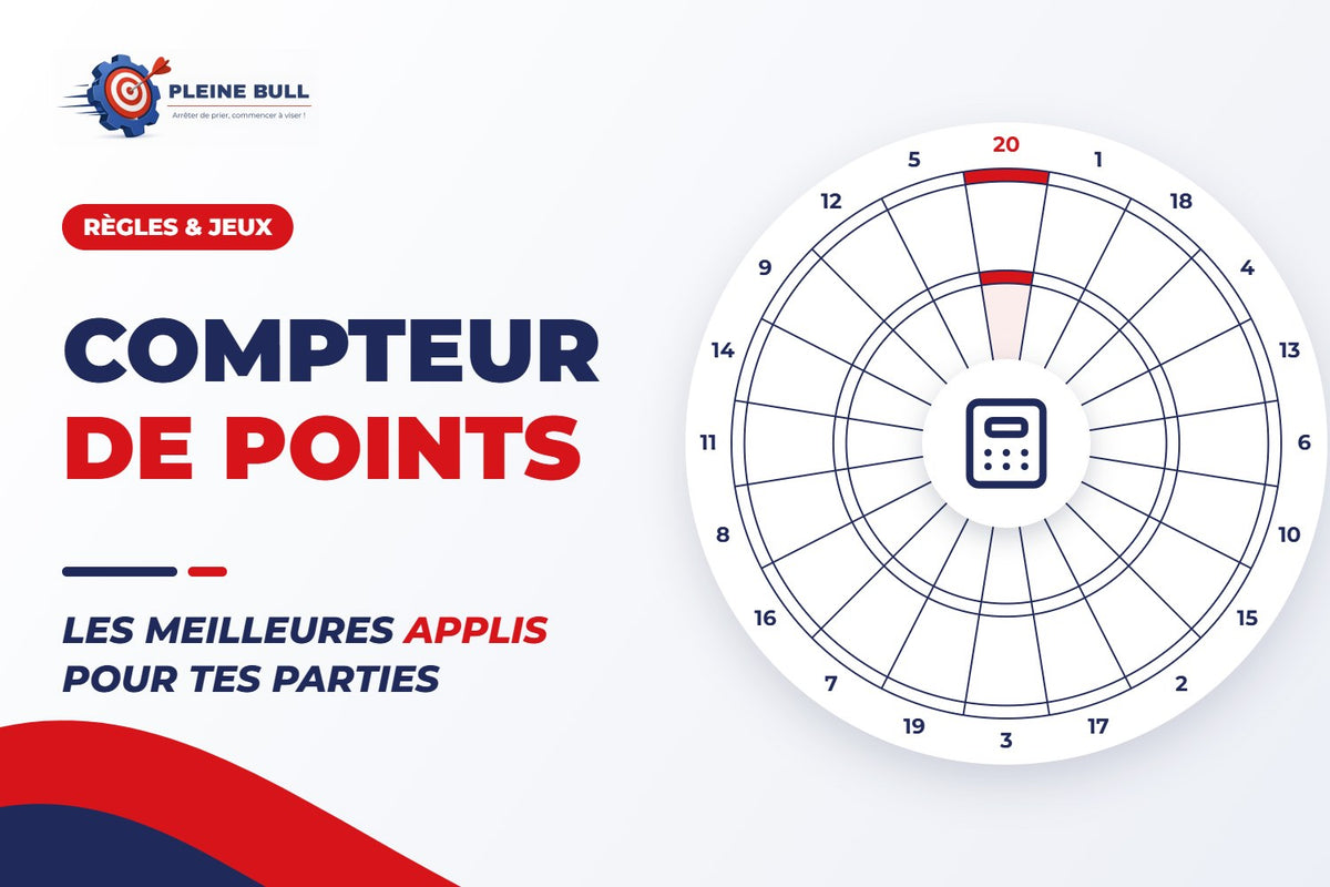 Compteur de points fléchettes : les meilleures applications pour compter tes parties