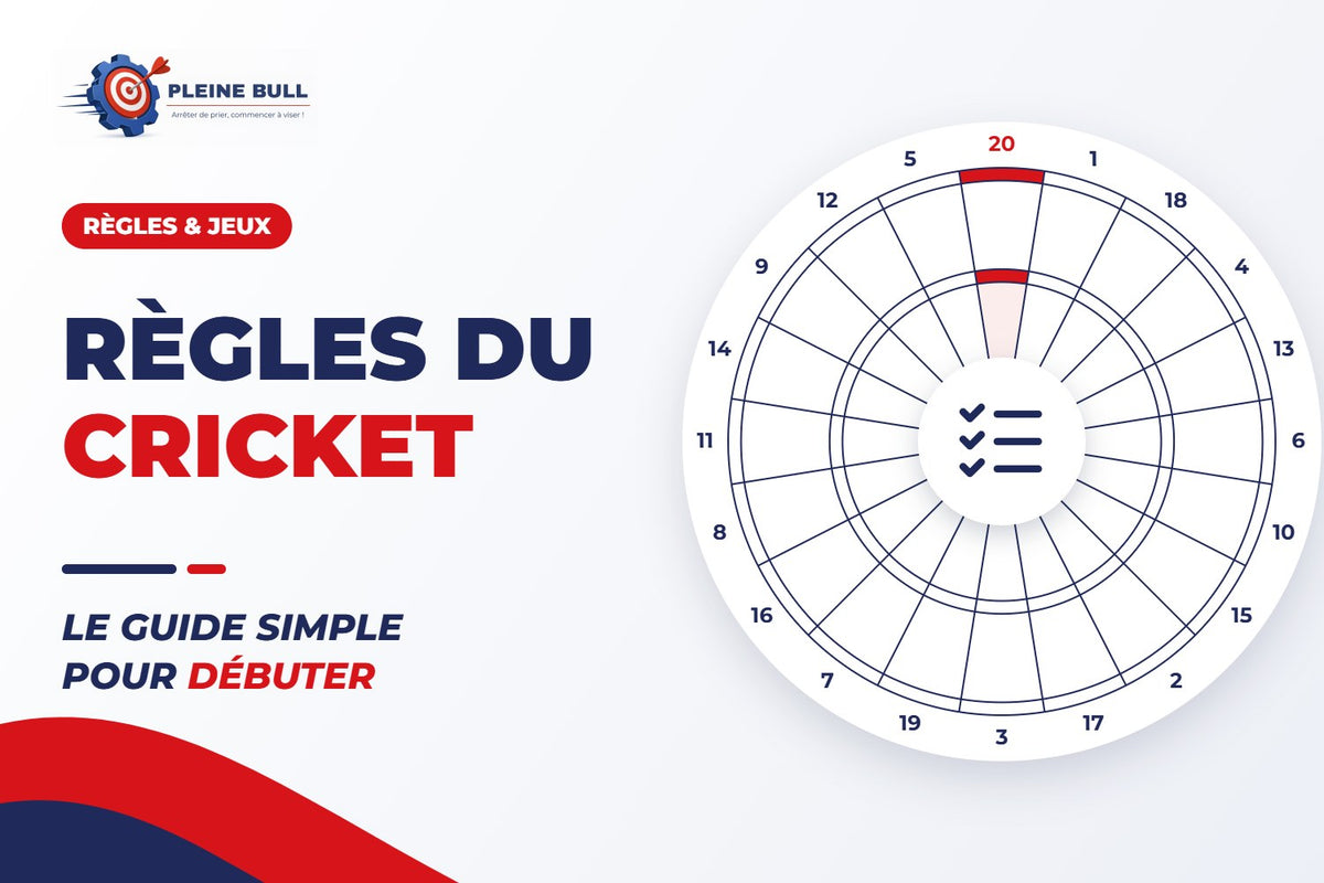 Règles du cricket aux fléchettes : le guide simple pour débuter