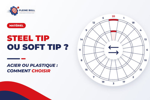 Fléchettes acier ou plastique : comment choisir entre Steel Tip et Soft Tip ?