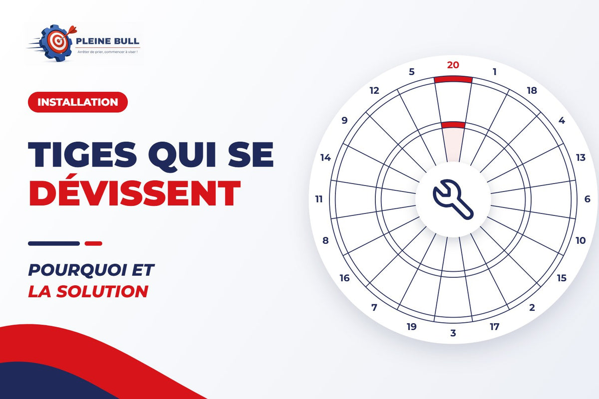 Pourquoi tes tiges de fléchettes se dévissent ? (Et la solution ultime)