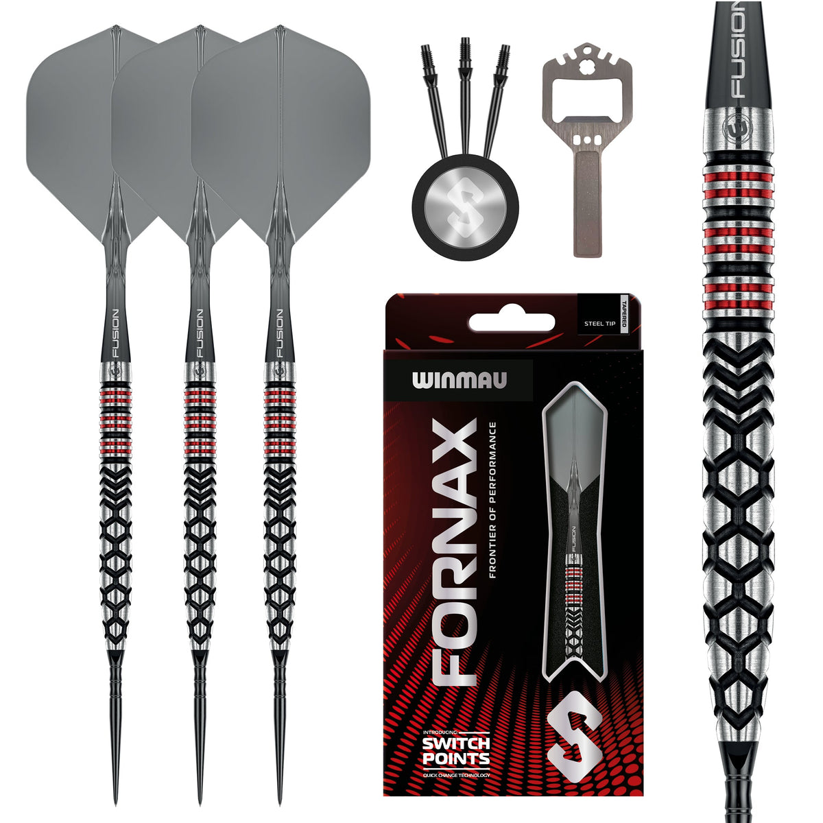 Fléchettes Winmau Fornax Tapered 23g