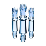 Lot de 3 tiges L-System bleu transparent 19 mm