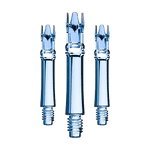 Lot de 3 tiges L-System bleu transparent 26 mm