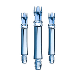 Lot de 3 tiges L-System bleu transparent 29,5 mm