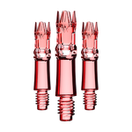 Lot de 3 tiges L-System rouge transparent 19 mm