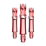 Lot de 3 tiges L-System rouge transparent 22,5 mm