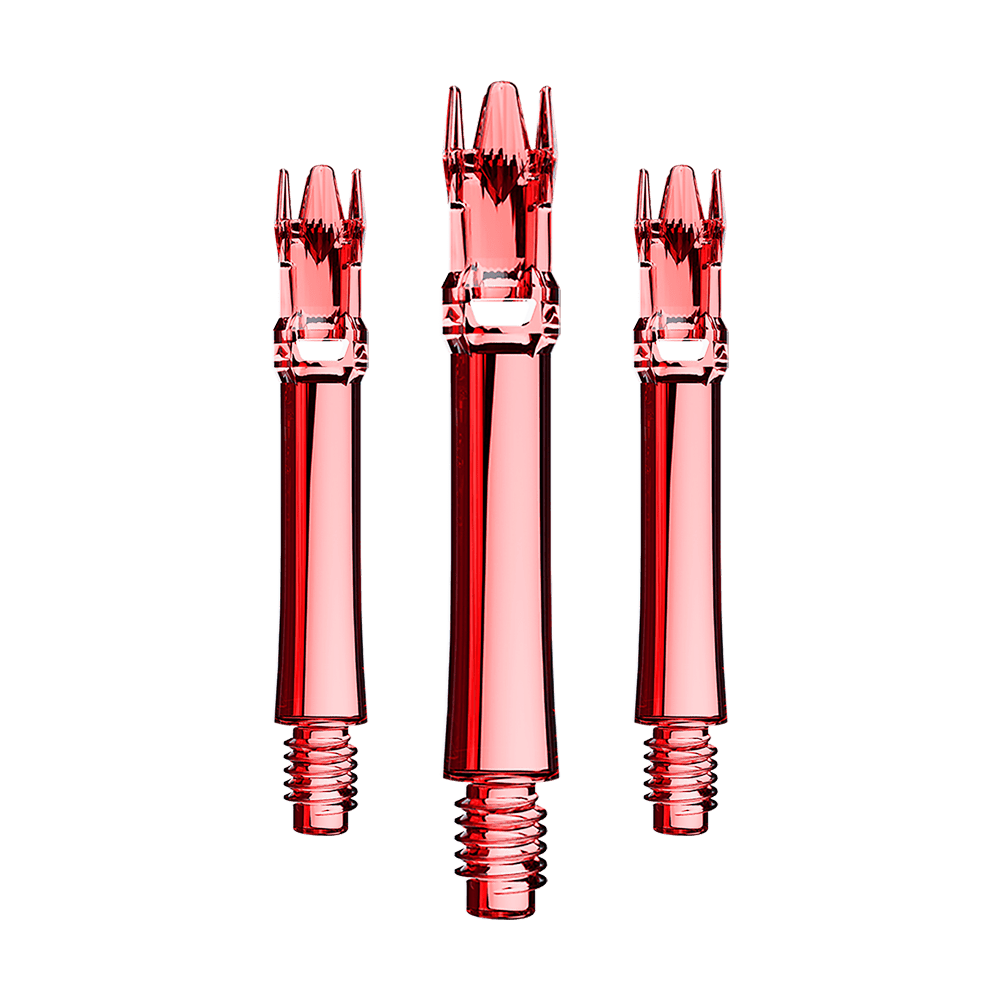 Lot de 3 tiges L-System rouge transparent 29,5 mm