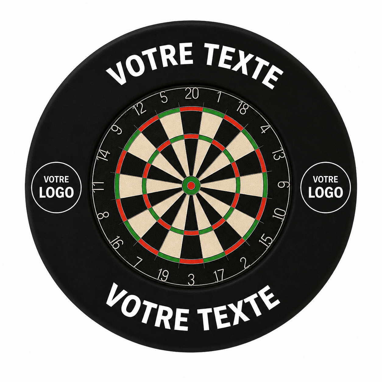 Surround - Tour de cible Personnalisé - Texte & Logo - photo principale