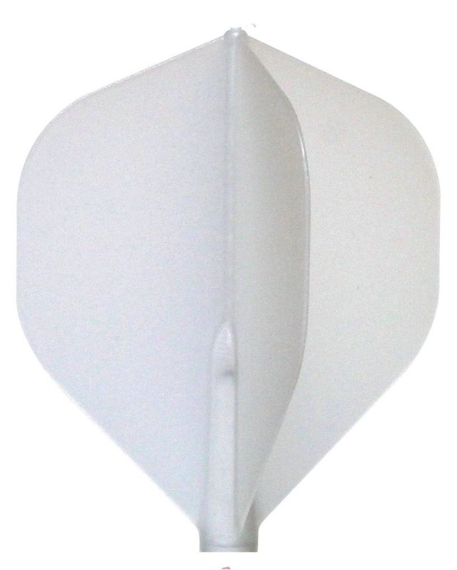 Ailette Cosmo Darts - Fit Flights Standard – Blanc - Pack de 6 - photo principale