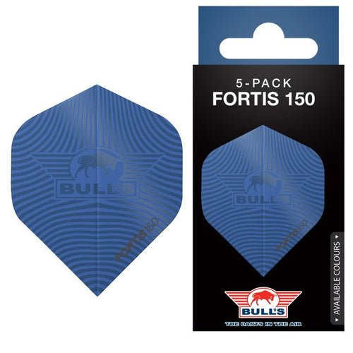 Ailettes fléchettes Bull's Fortis 150 No.2 Bleu (5 sets)