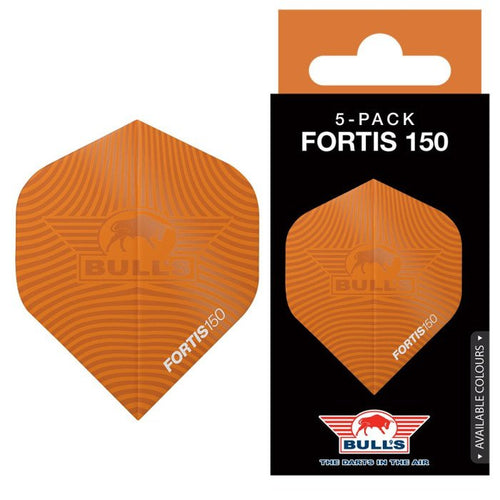 Ailettes fléchettes Bull's Fortis 150 No.2 Orange (5 lots)