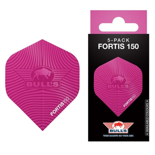 Ailettes fléchettes Bull's Fortis 150 No.2 Rose (pack de 5 sets)