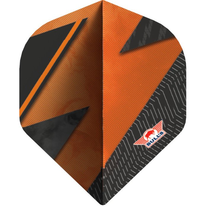 Ailettes fléchettes Bull's Lightning No.2 Orange