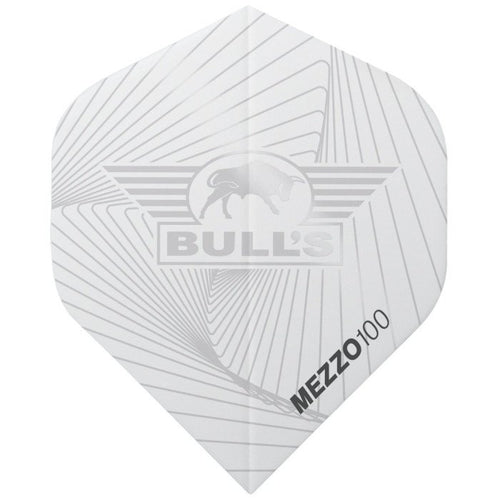 Ailettes fléchettes Bull's Mezzo 100 No.2 Blanc