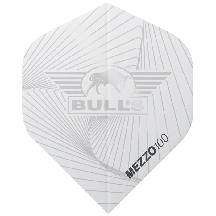 Ailettes fléchettes Bull's Mezzo 100 No.2 Blanc