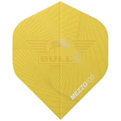 Ailettes fléchettes Bull's Mezzo 100 No.2 Jaune