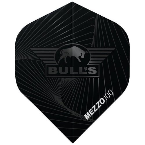 Ailettes fléchettes Bull's Mezzo 100 No.2 Noir