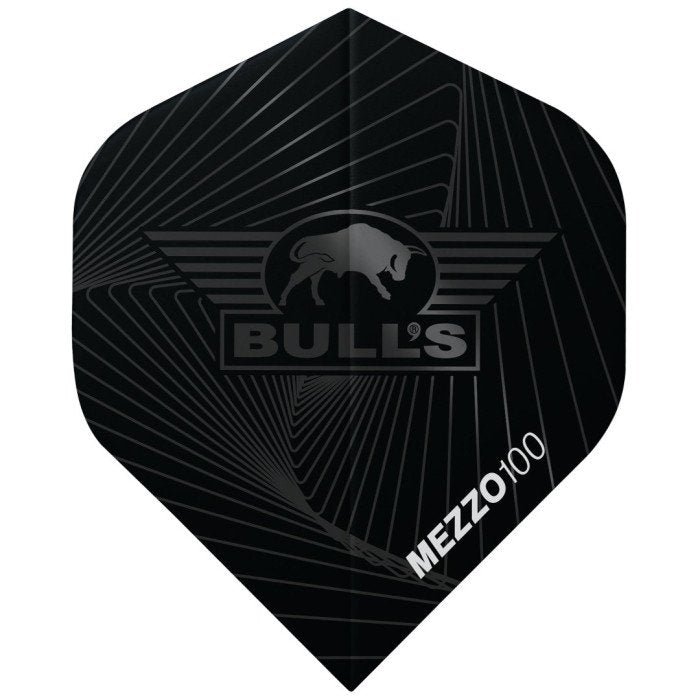 Ailettes fléchettes Bull's Mezzo 100 No.2 Noir