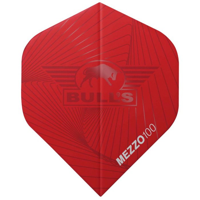 Ailettes fléchettes Bull's Mezzo 100 No.2 Rouge