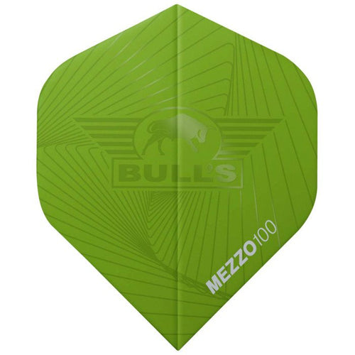 Ailettes fléchettes Bull's Mezzo 100 No.2 Vert