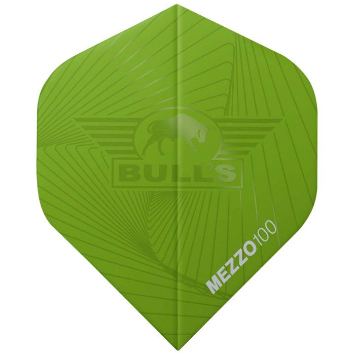 Ailettes fléchettes Bull's Mezzo 100 No.2 Vert