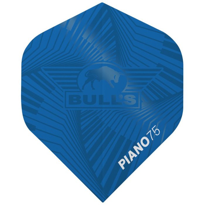 Ailettes fléchettes Bull's Piano 75 No.2 Bleu (lots de 5)