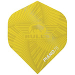Ailettes fléchettes Bull's Piano 75 No.2 Jaune (lots de 5)
