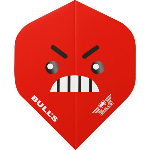 Ailettes fléchettes Bull's Smiley Colère No.2