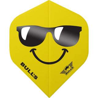 Ailettes fléchettes Bull's Smiley Lunettes No.2