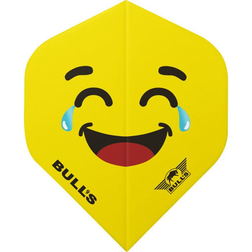 Ailettes fléchettes Bull's Smiley Rire et Larmes No.2