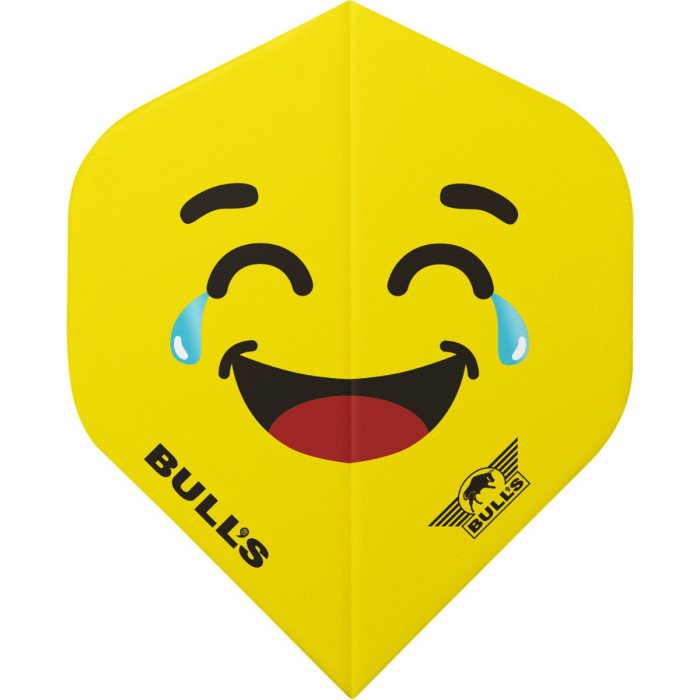 Ailettes fléchettes Bull's Smiley Rire et Larmes No.2