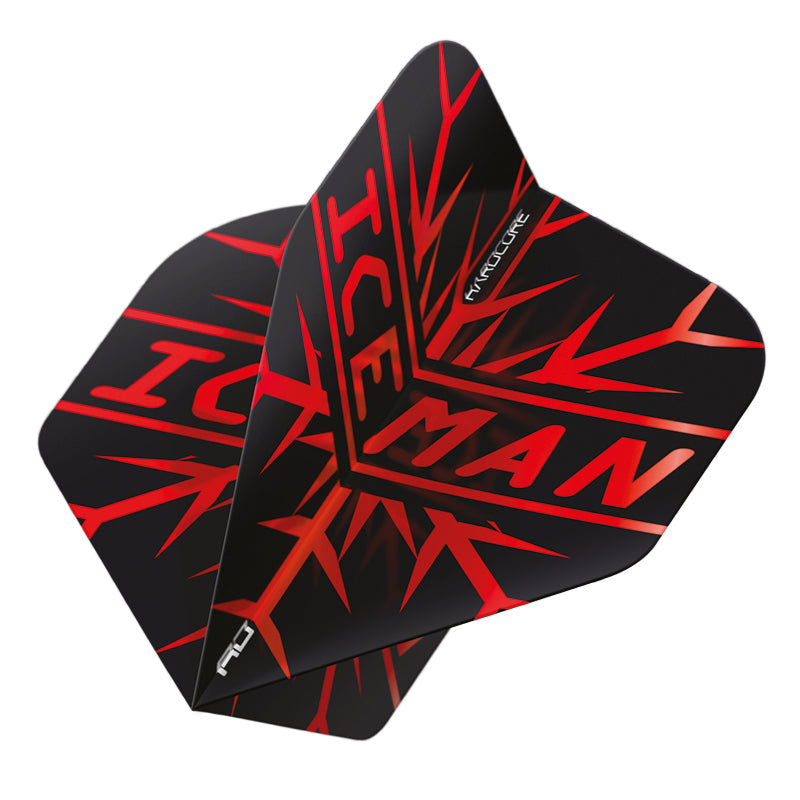 Ailettes Gerwyn Price Iceman Rouges Hardcore Premium - photo 1
