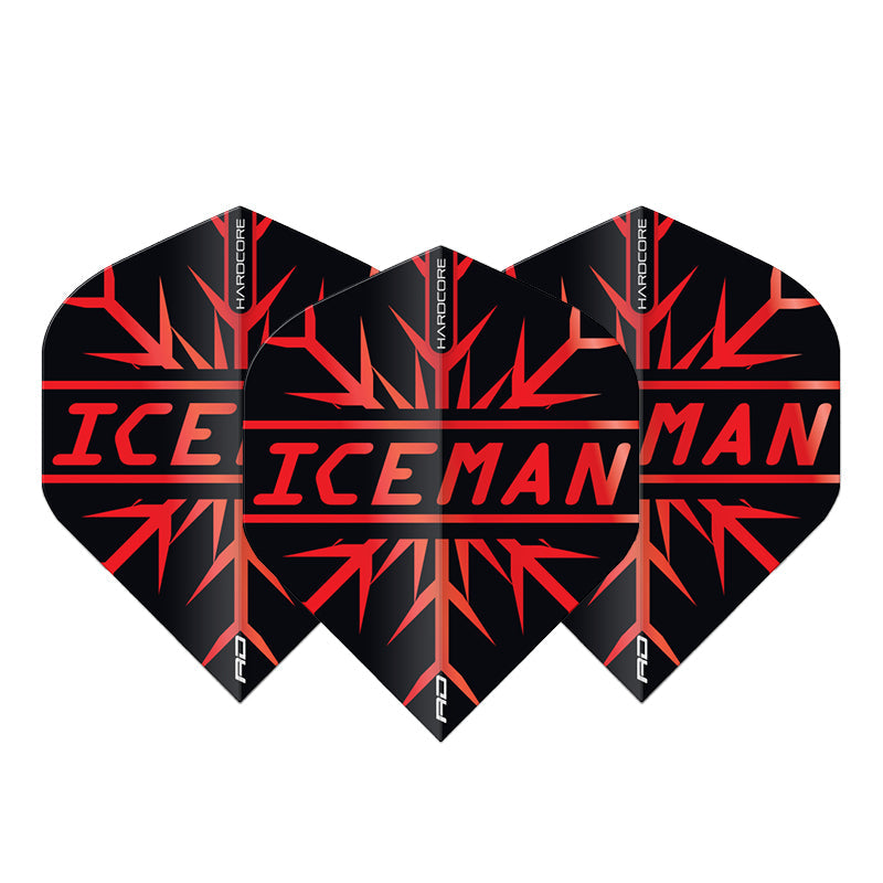 Ailettes Gerwyn Price Iceman Rouges Hardcore Premium - photo 3