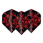 Ailettes Gerwyn Price Iceman Rouges Hardcore Premium