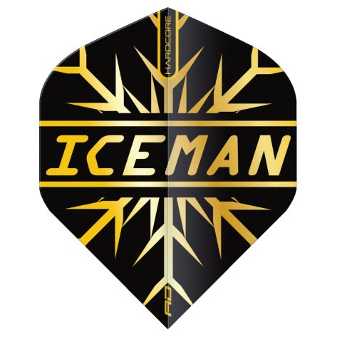 Ailettes Gerwyn Price Iceman Snowflake Or Hardcore