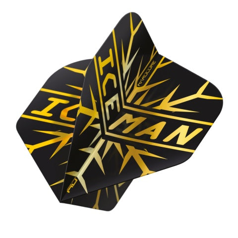 Ailettes Gerwyn Price Iceman Snowflake Or Hardcore